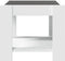 vidaXL - Salontafel - met - LED - 53x53x45 - cm - bewerkt - hout - wit