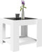 vidaXL - Salontafel - met - LED - 53x53x45 - cm - bewerkt - hout - wit