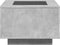 vidaXL - Salontafel - met - LED - 60x60x40 - cm - bewerkt - hout - betongrijs
