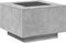 vidaXL - Salontafel - met - LED - 60x60x40 - cm - bewerkt - hout - betongrijs