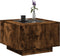 vidaXL - Salontafel - met - LED - 60x60x40 - cm - bewerkt - hout - gerookt - eikenkleur