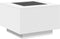 vidaXL - Salontafel - met - LED - 60x60x40 - cm - bewerkt - hout - wit