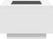 vidaXL - Salontafel - met - LED - 60x60x40 - cm - bewerkt - hout - wit