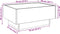 vidaXL - Salontafel - met - LED - 70x50x30 - cm - bewerkt - hout - zwart