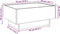 vidaXL - Salontafel - met - LED - 70x50x30 - cm - bewerkt - hout - grijs - sonoma - eiken