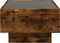 vidaXL - Salontafel - met - LED - 70x50x30 - cm - bewerkt - hout - gerookt - eikenkleur