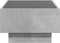 vidaXL - Salontafel - met - LED - 70x50x30 - cm - bewerkt - hout - betongrijs