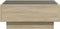 vidaXL - Salontafel - met - LED - 70x50x30 - cm - bewerkt - hout - sonoma - eikenkleurig