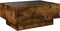 vidaXL - Salontafel - met - LED - 70x50x30 - cm - bewerkt - hout - gerookt - eikenkleur