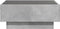 vidaXL - Salontafel - met - LED - 70x50x30 - cm - bewerkt - hout - betongrijs