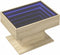 vidaXL - Salontafel - met - LED - 70x50x45 - cm - bewerkt - hout - sonoma - eikenkleurig