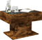 vidaXL - Salontafel - met - LED - 70x50x45 - cm - bewerkt - hout - gerookt - eikenkleur