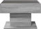 vidaXL - Salontafel - met - LED - 70x50x45 - cm - bewerkt - hout - grijs - sonoma - eiken