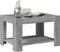 vidaXL - Salontafel - met - LED - 73x53x45 - cm - bewerkt - hout - grijs - sonoma - eiken