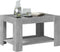 vidaXL - Salontafel - met - LED - 73x53x45 - cm - bewerkt - hout - betongrijs