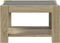 vidaXL - Salontafel - met - LED - 73x53x45 - cm - bewerkt - hout - sonoma - eikenkleurig