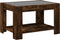 vidaXL - Salontafel - met - LED - 73x53x45 - cm - bewerkt - hout - gerookt - eikenkleur