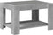 vidaXL - Salontafel - met - LED - 73x53x45 - cm - bewerkt - hout - betongrijs