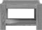 vidaXL - Salontafel - met - LED - 73x53x45 - cm - bewerkt - hout - grijs - sonoma - eiken