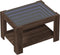 vidaXL - Salontafel - met - LED - 73x53x45 - cm - bewerkt - hout - bruin - eikenkleurig