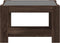 vidaXL - Salontafel - met - LED - 73x53x45 - cm - bewerkt - hout - bruin - eikenkleurig