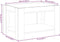 vidaXL - Salontafel - met - LED - 73x53x45 - cm - bewerkt - hout - wit