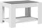 vidaXL - Salontafel - met - LED - 73x53x45 - cm - bewerkt - hout - wit