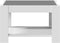 vidaXL - Salontafel - met - LED - 73x53x45 - cm - bewerkt - hout - wit