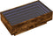 vidaXL - Salontafel - met - LED - 90x50x30 - cm - bewerkt - hout - gerookt - eikenkleur