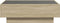 vidaXL - Salontafel - met - LED - 90x50x30 - cm - bewerkt - hout - sonoma - eikenkleurig