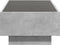 vidaXL - Salontafel - met - LED - 90x50x30 - cm - bewerkt - hout - betongrijs