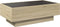 vidaXL - Salontafel - met - LED - 90x50x30 - cm - bewerkt - hout - sonoma - eikenkleurig