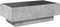 vidaXL - Salontafel - met - LED - 90x50x30 - cm - bewerkt - hout - betongrijs