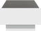 vidaXL - Salontafel - met - LED - 90x50x30 - cm - bewerkt - hout - wit