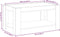 vidaXL - Salontafel - met - LED - 93x53x45 - cm - bewerkt - hout - zwart