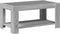 vidaXL - Salontafel - met - LED - 93x53x45 - cm - bewerkt - hout - grijs - sonoma - eiken