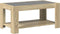 vidaXL - Salontafel - met - LED - 93x53x45 - cm - bewerkt - hout - sonoma - eikenkleurig