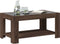vidaXL - Salontafel - met - LED - 93x53x45 - cm - bewerkt - hout - bruin - eikenkleur