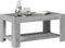 vidaXL - Salontafel - met - LED - 93x53x45 - cm - bewerkt - hout - grijs - sonoma - eiken