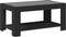 vidaXL - Salontafel - met - LED - 93x53x45 - cm - bewerkt - hout - zwart