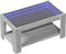 vidaXL - Salontafel - met - LED - 93x53x45 - cm - bewerkt - hout - grijs - sonoma - eiken