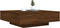vidaXL - Salontafel - met - LED-verlichting - 100x100x31 - cm - bruin - eikenkleur