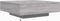 vidaXL - Salontafel - met - LED-verlichting - 100x100x31 - cm - grijs - sonoma - eiken