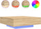 vidaXL - Salontafel - met - LED-verlichting - 100x100x31 - cm - sonoma - eikenkleur