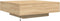 vidaXL - Salontafel - met - LED-verlichting - 100x100x31 - cm - sonoma - eikenkleur