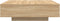 vidaXL - Salontafel - met - LED-verlichting - 100x100x31 - cm - sonoma - eikenkleur