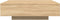 vidaXL - Salontafel - met - LED-verlichting - 100x100x31 - cm - sonoma - eikenkleur