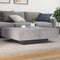 vidaXL - Salontafel - met - LED-verlichting - 100x100x31 - cm - betongrijs