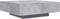 vidaXL - Salontafel - met - LED-verlichting - 100x100x31 - cm - betongrijs