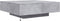 vidaXL - Salontafel - met - LED-verlichting - 100x100x31 - cm - betongrijs